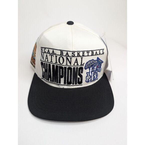 Vtg 1996 Kentucky Wildcats National Championship Starter SnapBack Hat Dead stock - Picture 1 of 14